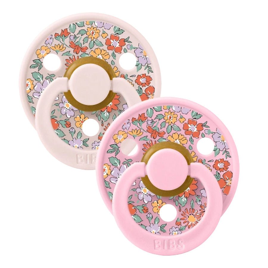BIBS 2 - Pak Colour Liberty Oscar Meadow Sut, Str 2 - Petal / Baby Pink