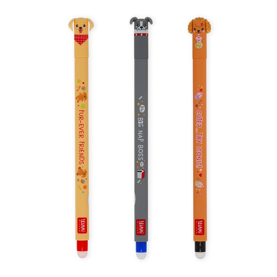 Back to School Viskbar Gelpen 3-Pak