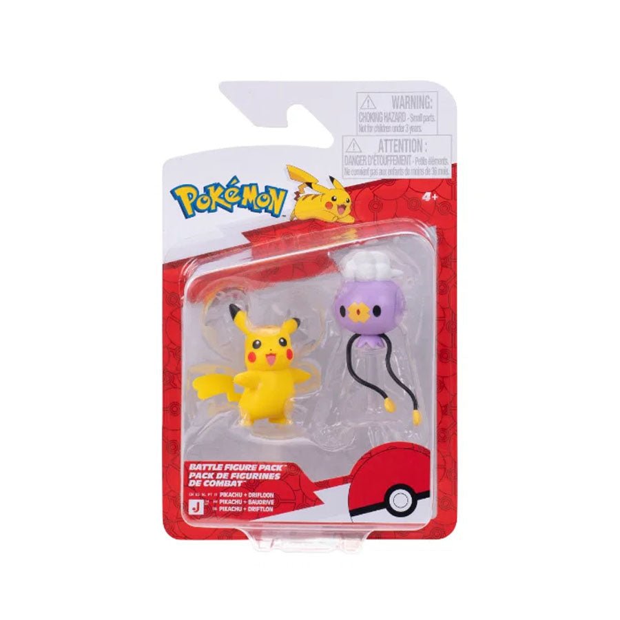 Battle Figure med Pikachu og Drifloon