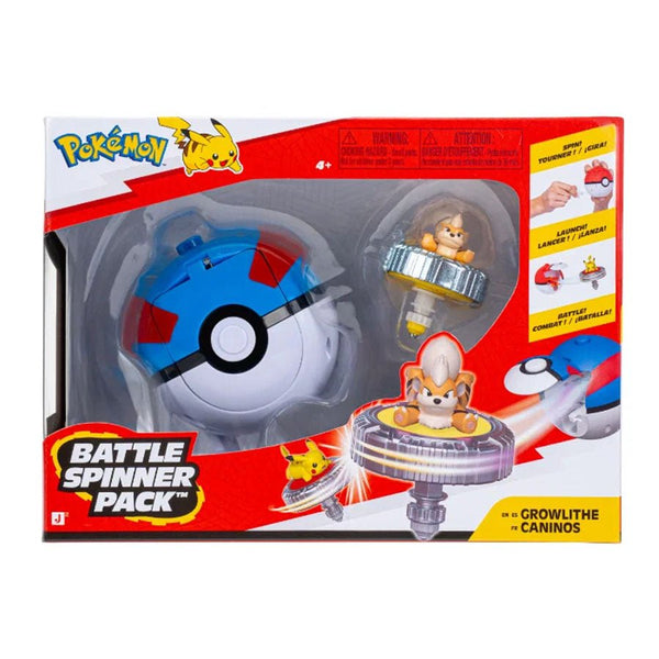 Battle Spinner med Growlithe i Great Ball