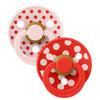 2-Pak Studio Schnuller Polka Blossom / Candy Apple (Gr. 1)