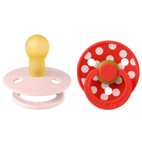 Bibs Studio Sut 2 - Pak Polka Str 1, Blossom / Candy Apple