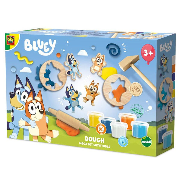 Bluey Modellervoks Megasæt