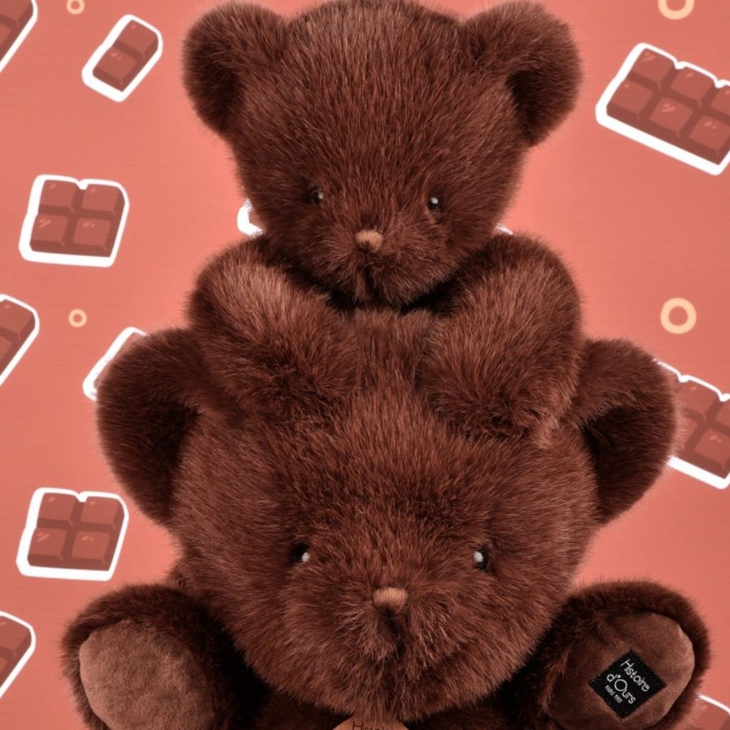 Clementin Bjørn i Chokolade (60 cm) fra Doudou et Compagnie