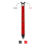 Click & Clack Kuglepen med 2 Farver Ladybug