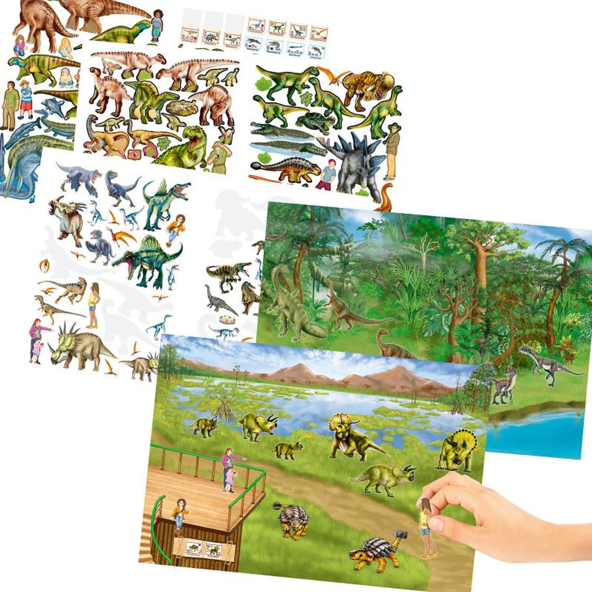 Create Your Dino World Zoo Aktivitetsbog