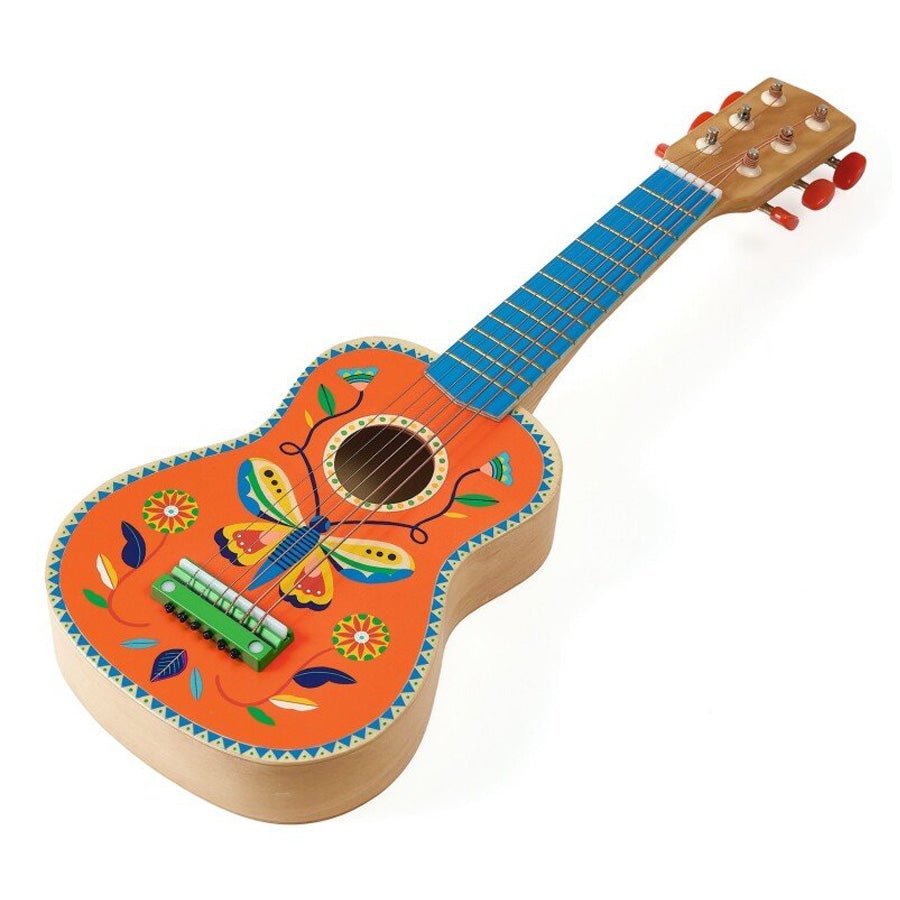 Lille Guitar i Træ