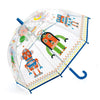 Regenschirm mit Robotern