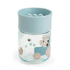 360-Grad-Trinklernbecher Tiny Farm blau
