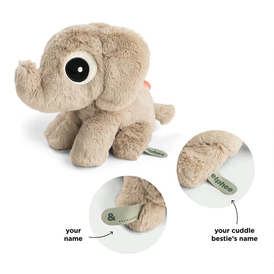Krammebamse Elphee i Sand (20 cm)