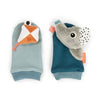 Rasselsocken Playground Blau