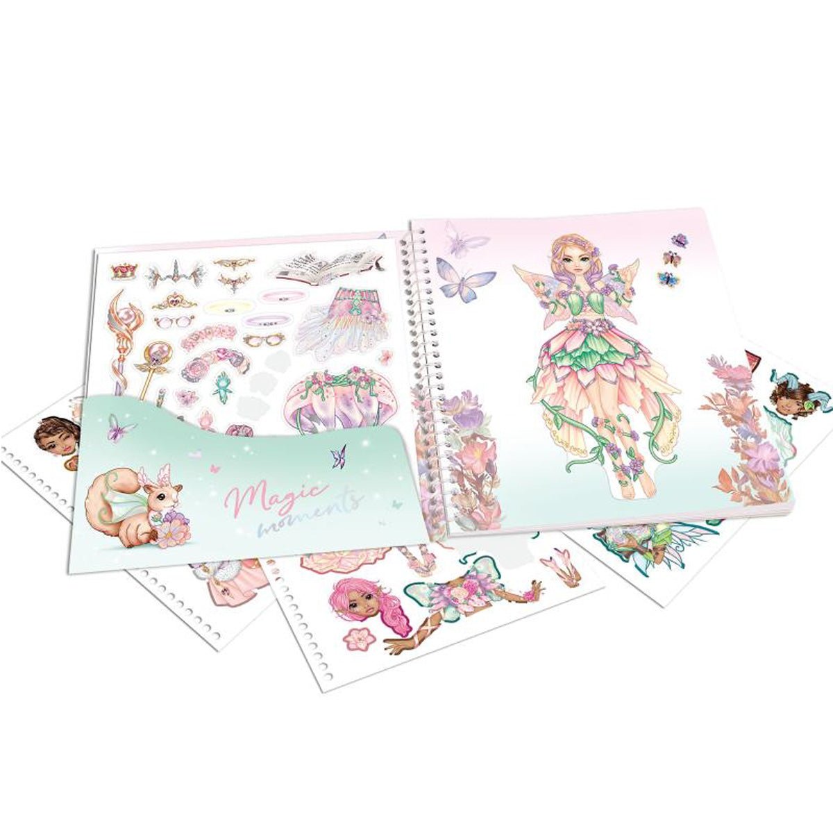 Dress Me Up Stickersbog med Fantasy
