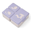 Driss Brotdose im Katzen-Design in Warm Lilac