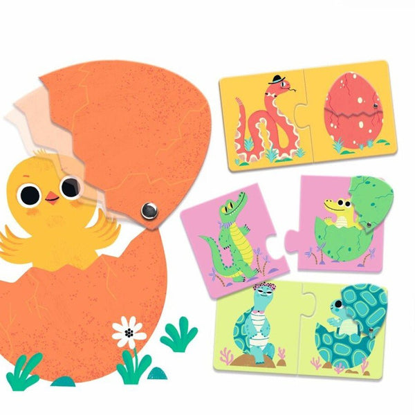 Puzzle Duo med Sjove Æg