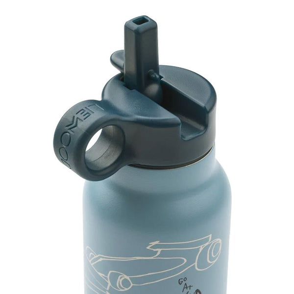 Falk Vandflaske i Race Cars/Beach Blue (350 ml)