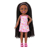 Family & Friends - Club Chelsea Puppe mit langem schwarzem Haar