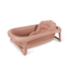 Faltbare Badewanne mit Kissen in Blush