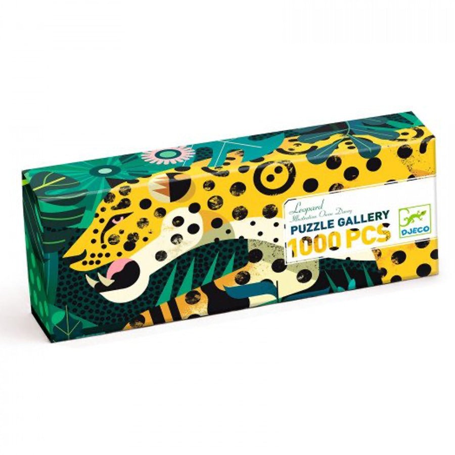 Galleripuslespil med Leopard (1000 brikker)