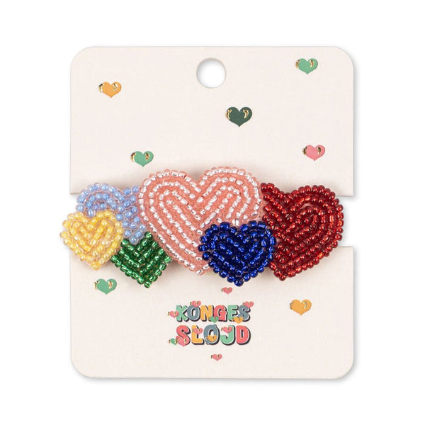 Hjerte Perle Hårclips i Coeur Colore