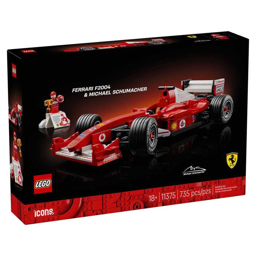 Icons Ferrari F2004 og Michael Schumacher