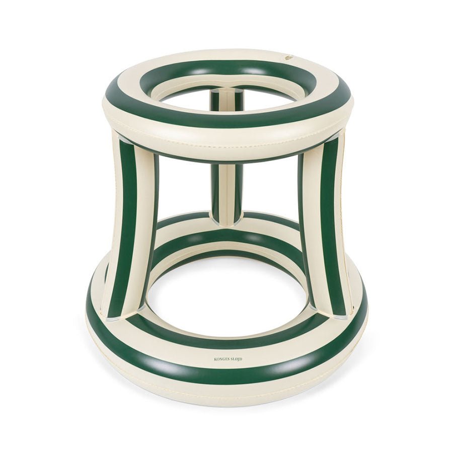 Oppustelig Basket Ball Kurv i Green Stripe