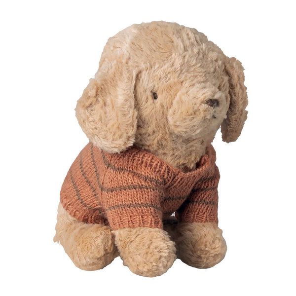 Koral Strikket Sweater til Maileg Hundehvalp
