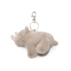 Alfredo Rhino Schlüsselanhänger steinbeige