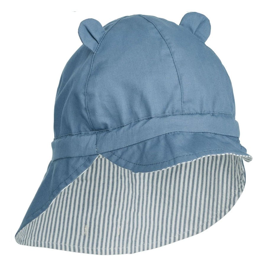 Liewood Gorm Solhat Med Ører, Blue Wave / Creme De La Creme