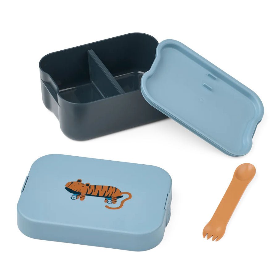 Liewood Kamil Madkasse, Tiger/Beach Blue