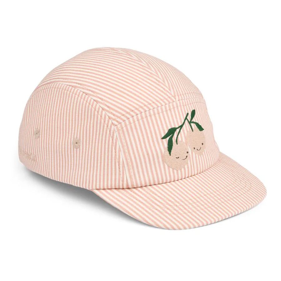 Rory Seersucker Kasket i Stripe Pale Tuscany og Creme De La Creme