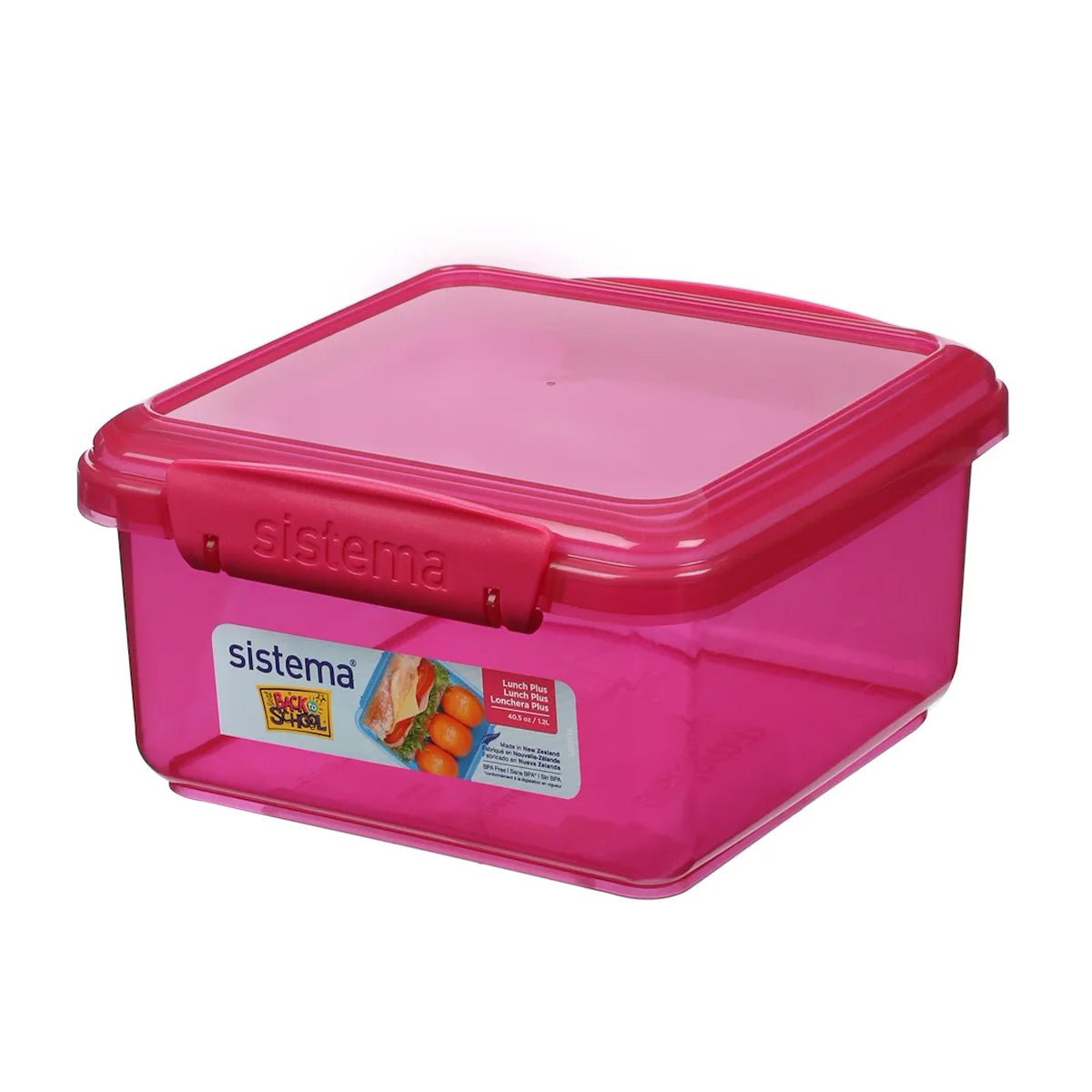 Madkasse Plus i Pink (1,2L)
