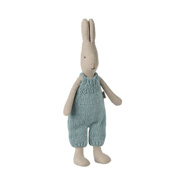 Klassisk Kanin med Strikket Overalls (Str. 1)
