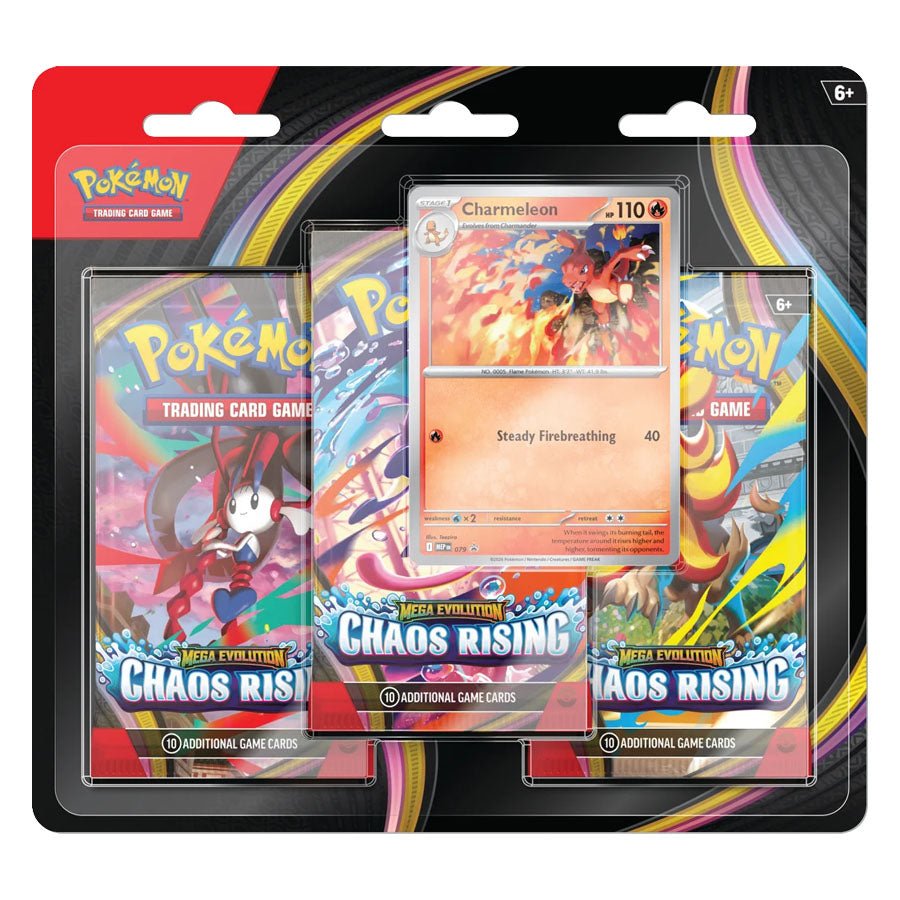 Mega Evolution: Chaos Rising Blister 3 - Pak ME04