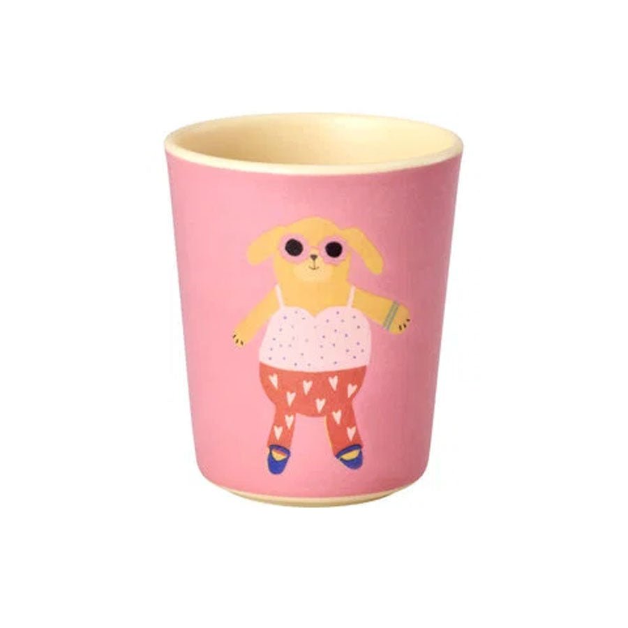 Melamin Kop med Hunde Motiv med Mat Finish (150 ml)