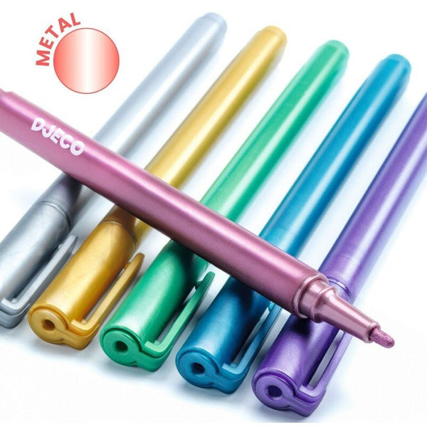 Metallic Markers (6 stk)