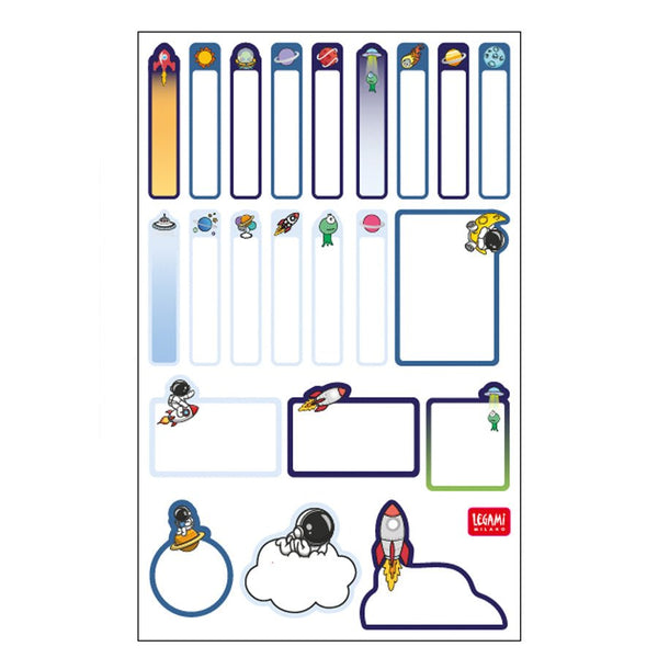 My Name is....Space Stickers