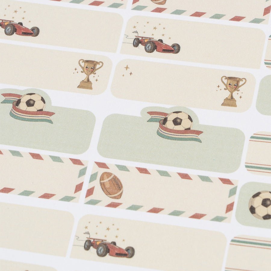 Navne Stickers i Kick It (60 stk)