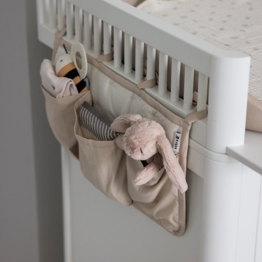 Opbevaringsophæng med 3 Lommer i Morning Beige