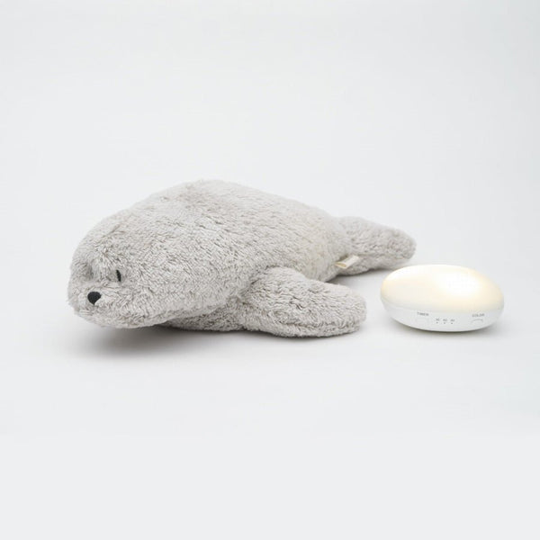 Organic Humming Sæl med Lampe i Gray