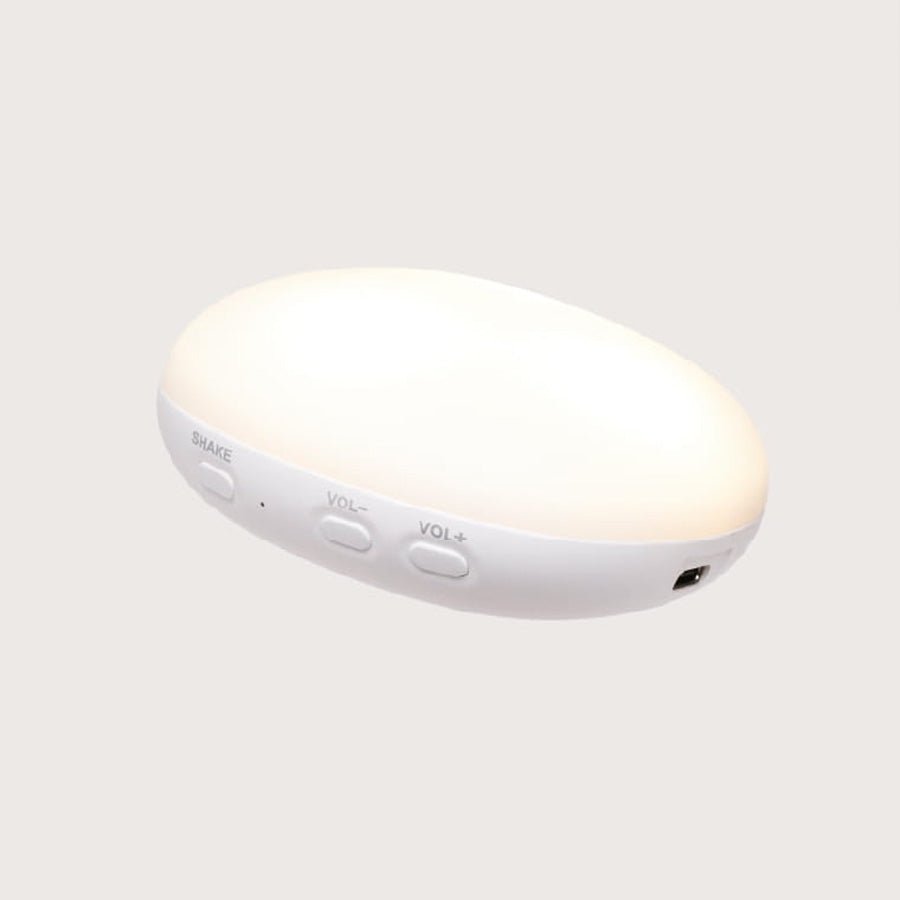 Organic Humming Sæl med Lampe i Gray