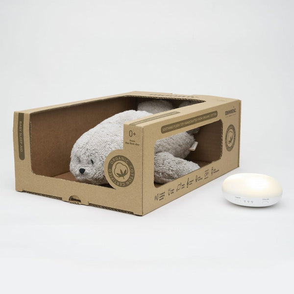 Organic Humming Sæl med Lampe i Gray
