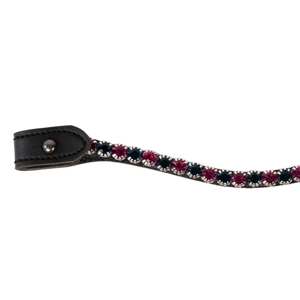 Pandebånd med Pink/Navy Sten