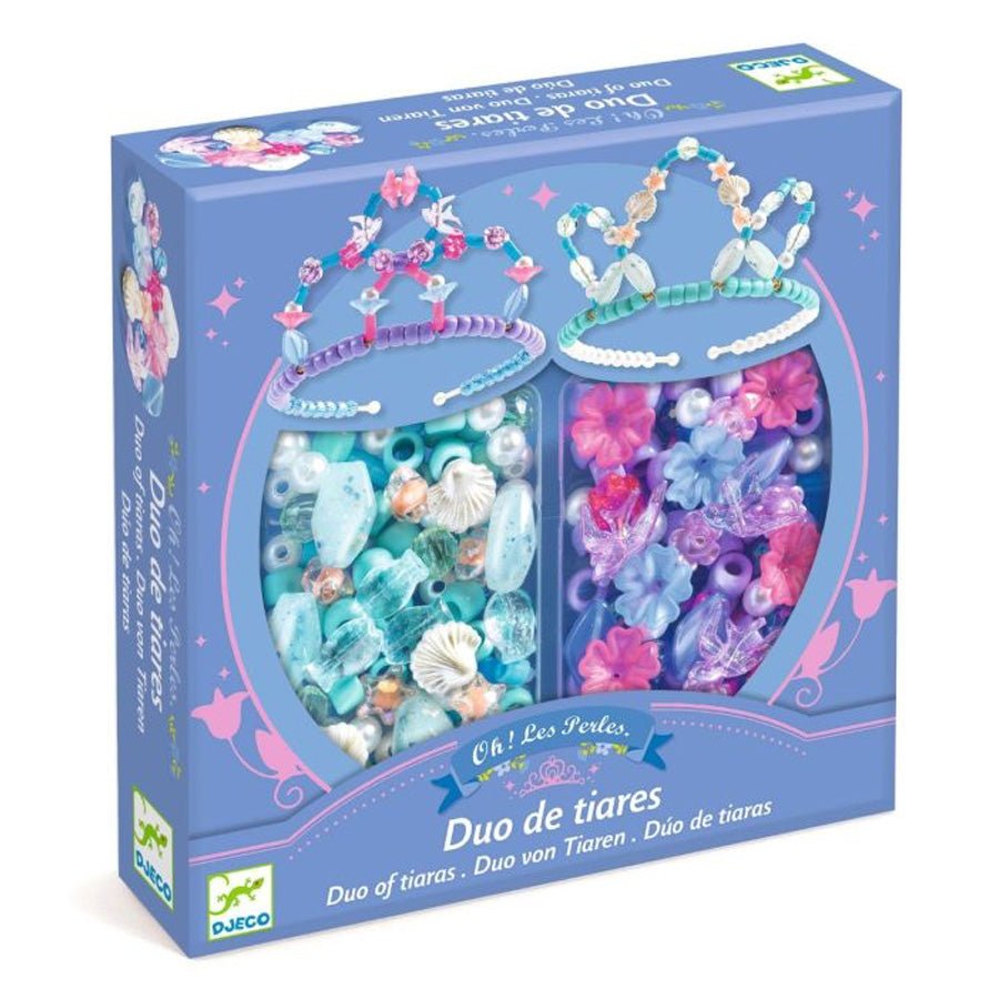 Perler til Diademer med Blå Farver