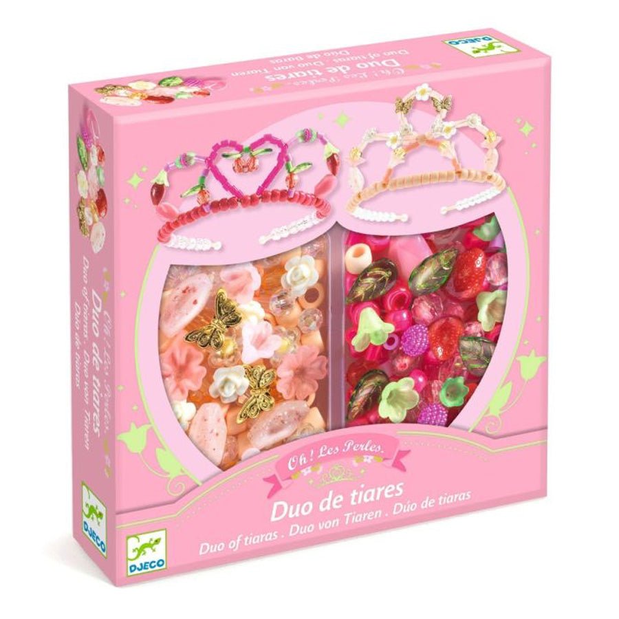 Perler til Diademer med Rosa Farver