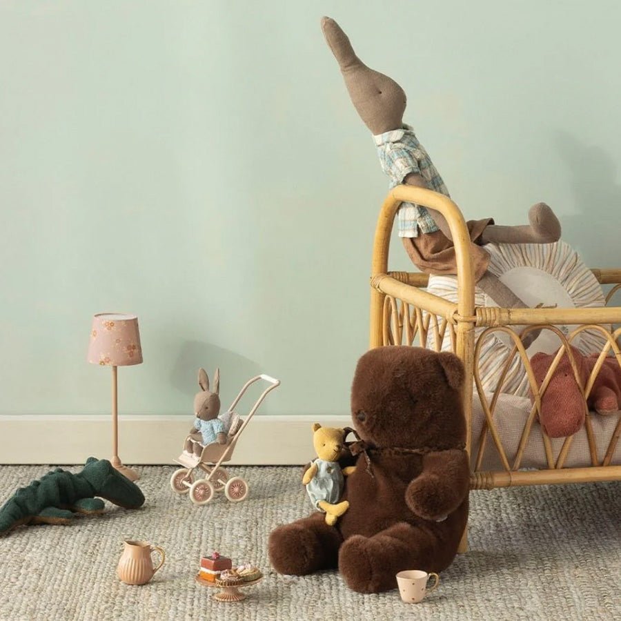 Plys Bamse i Mørkebrun (Medium)