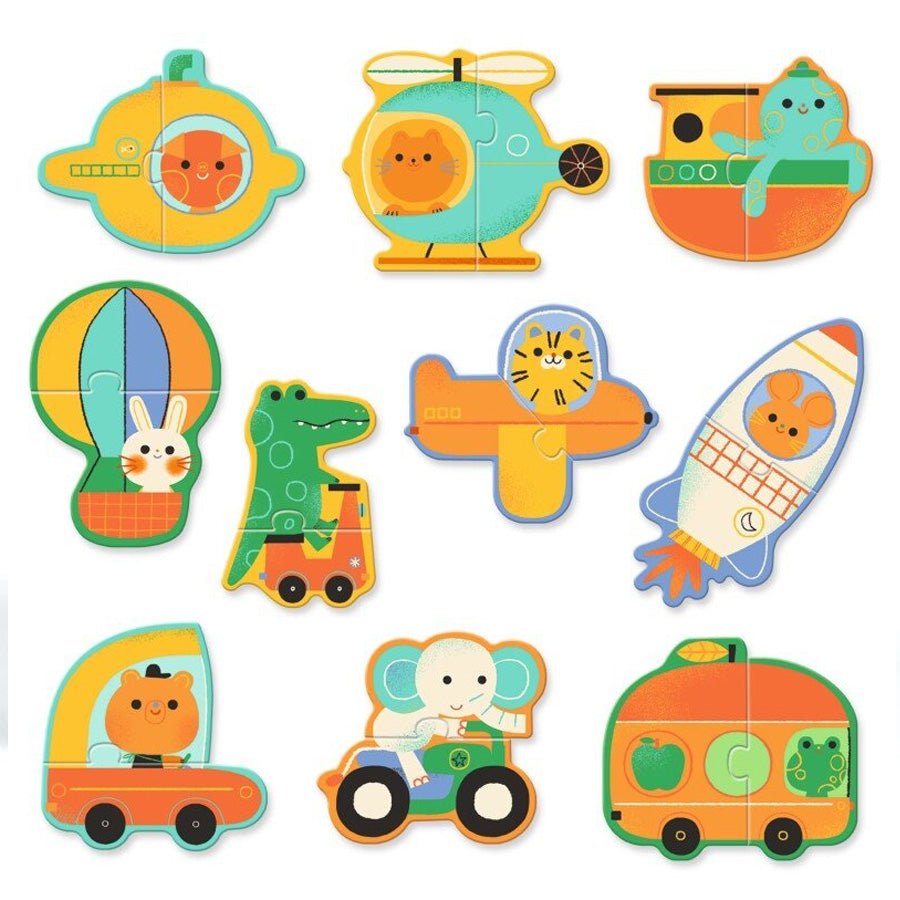 Puzzle Duo med Transport