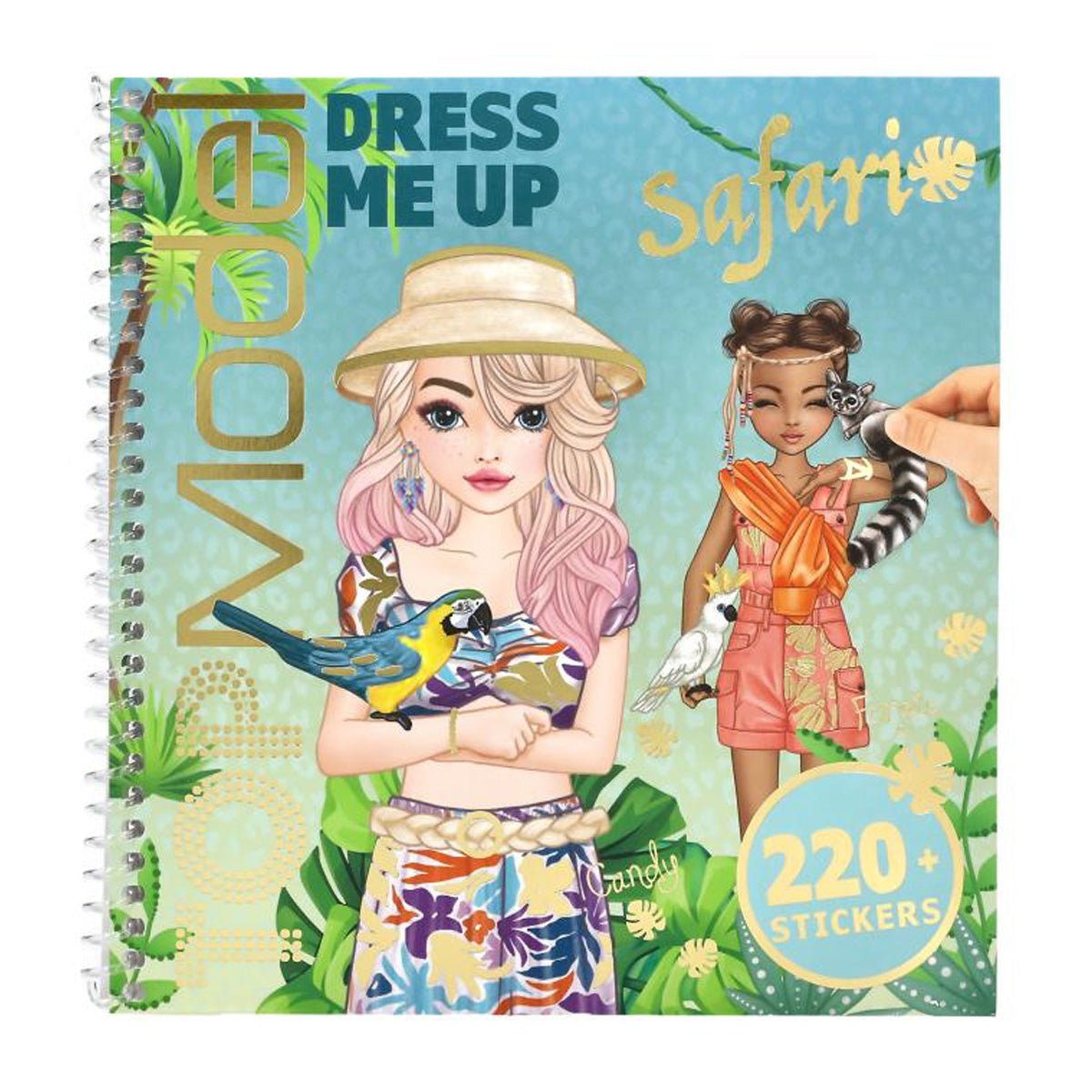 Safari Dress Me Up Stickersbog