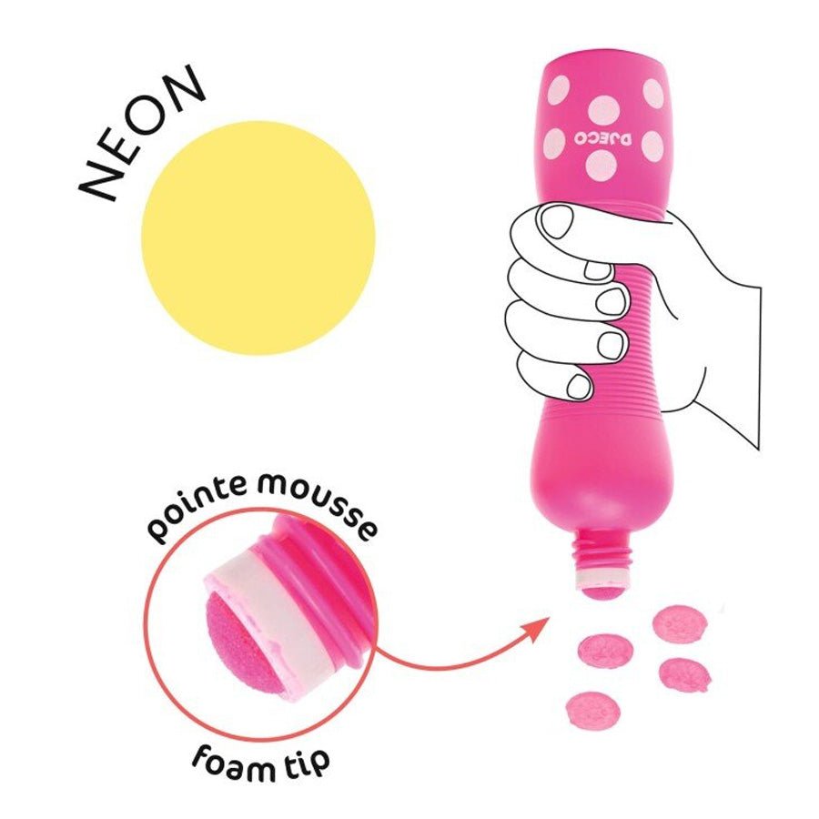 Skum Duppe Tusser i Neonfarver