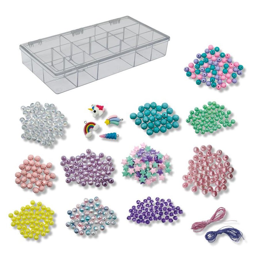 Smykkesæt med Perler "Enhjørning"