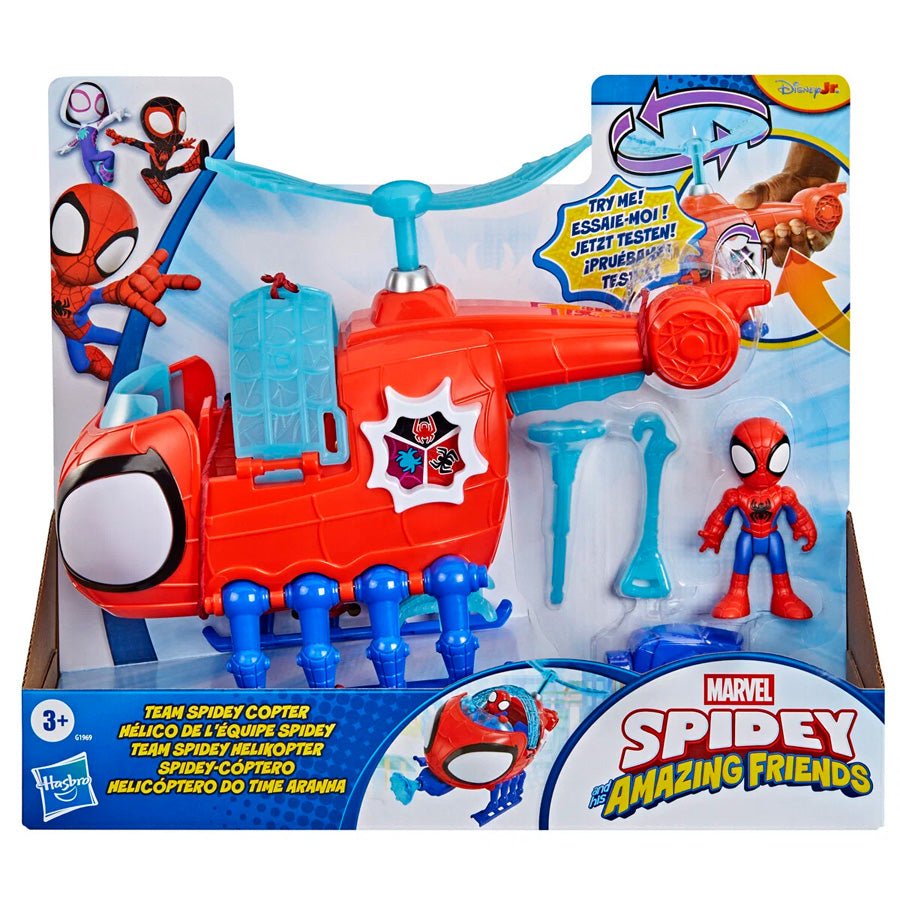 Helikopter med Spidey